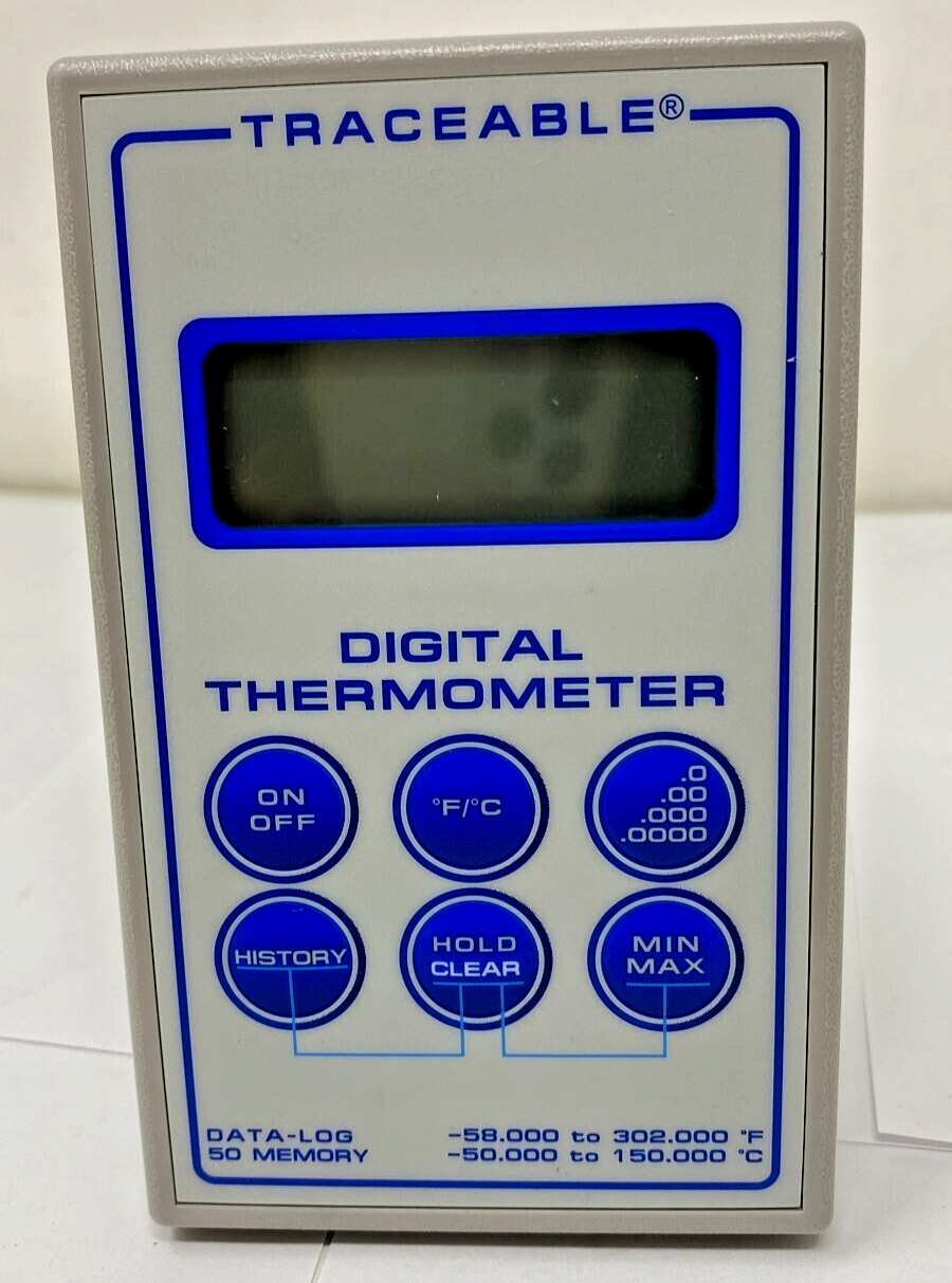 Traceable 4000 Digital Thermometer Triple Purpose for Semisolids Gas Unit Only