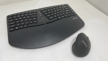 Perixx Wireless Slim Ergonomic Full Size Keyboard and Vertical Mouse Set Combo