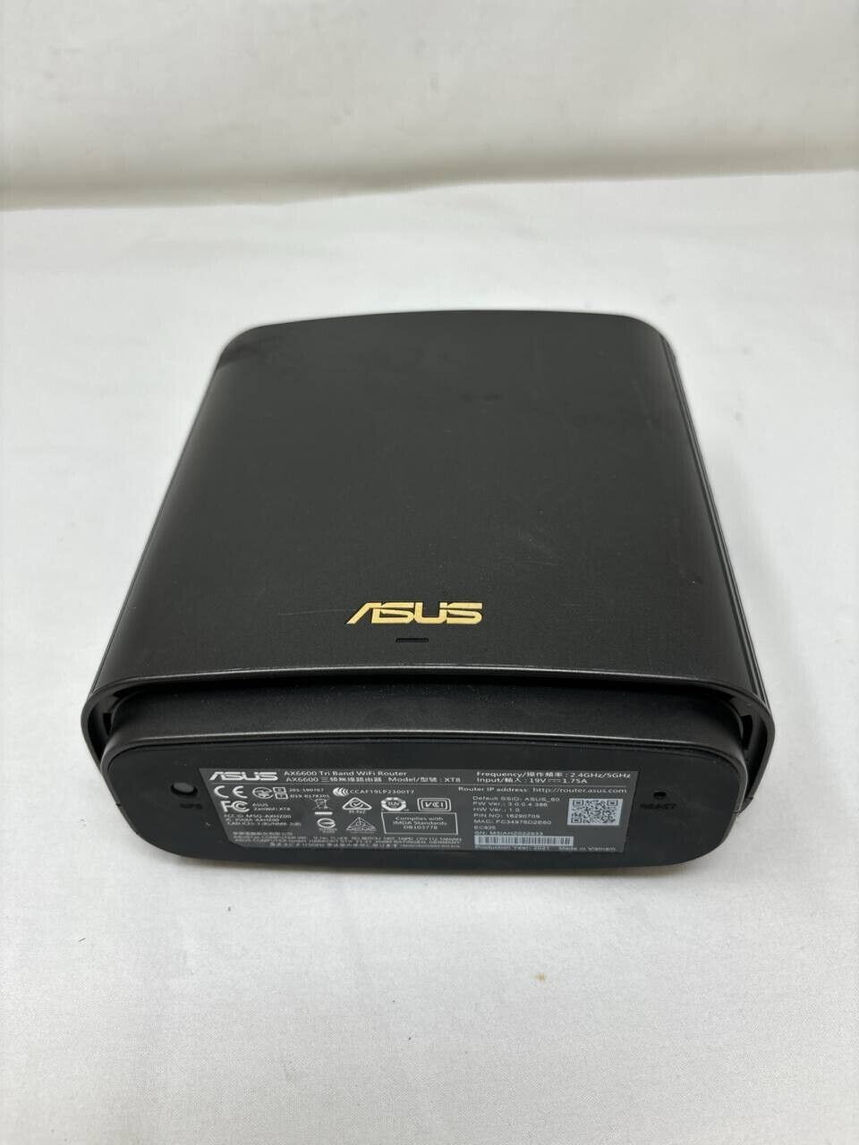 Asus ZenWiFi AX XT8 WiFi 6 Router Tri-Band Internet AiMesh MU-MIMO Black