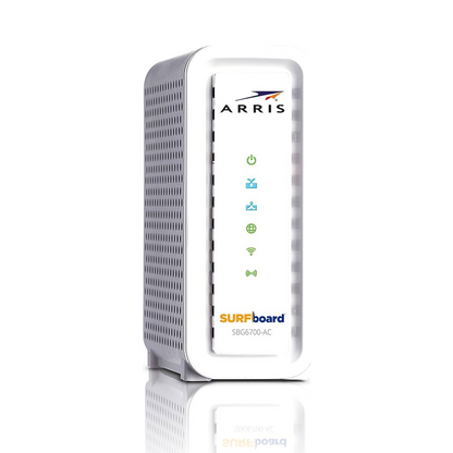 Arris SURFboard SBG6700AC Cable Modem WiFi AC1600 Router DOCSIS 3.0 White OEM