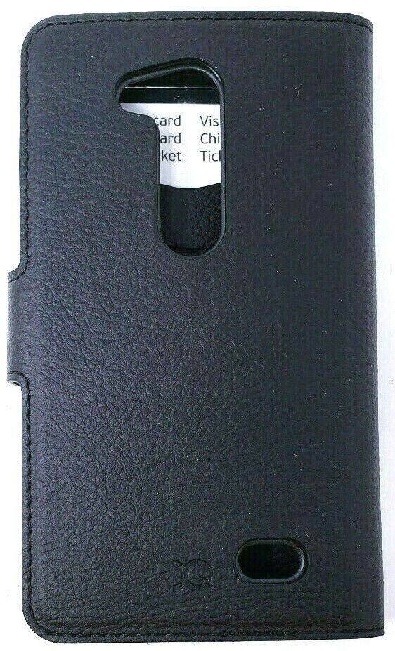 Black Xqisit Slim Wallet Case For LG L Fino Protective Back Cove Original