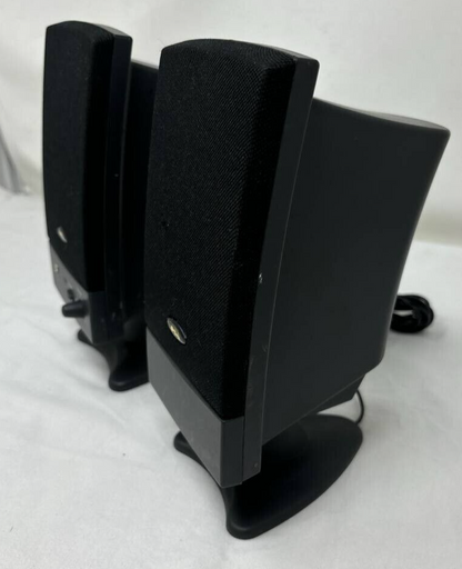 Cyber Acoustics CA-2100 Computer Speaker System 24W for Wired  Desktop PC READ