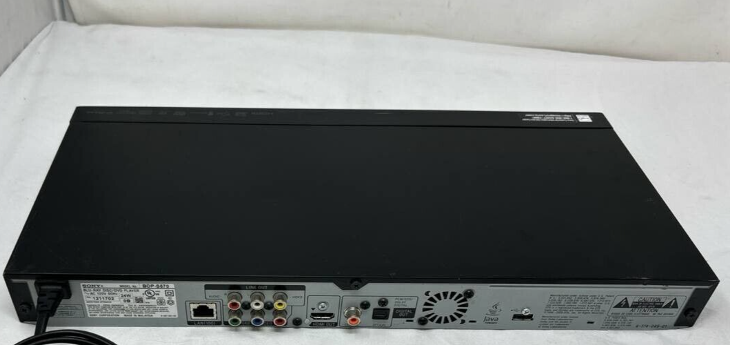 Sony BDP-S570 3D DVD Blu-Ray Player HDMI USB Dolby Digital HD WiFi Streaming