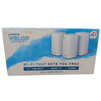 Linksys Velop Router WHW01 Set Mesh Wifi System Dual-Band AC1300 Smart Pack of 3