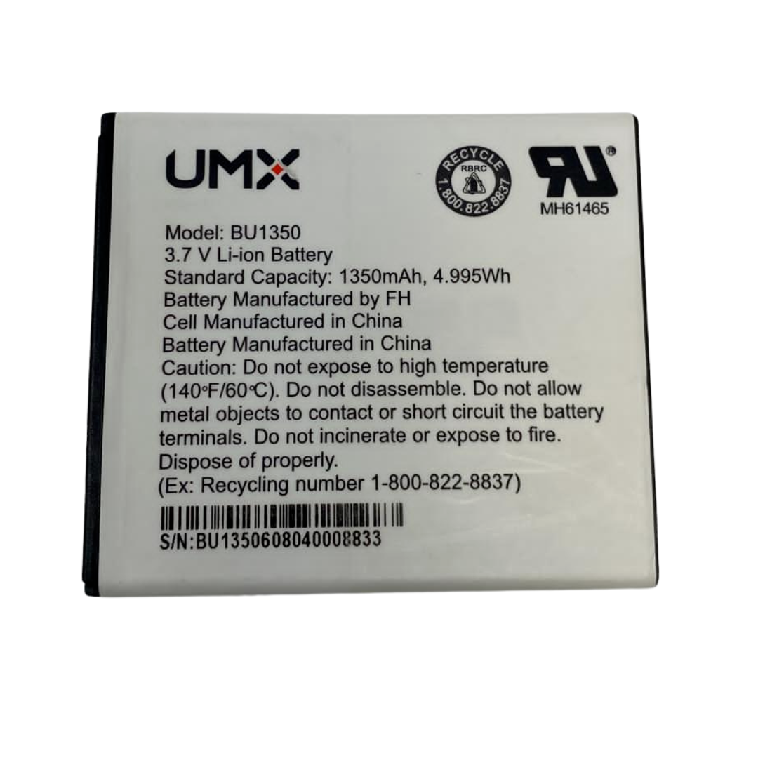 Replacement Battery BU1350 For UMX Unimax BU1350 Original 1350mAh 3.7V