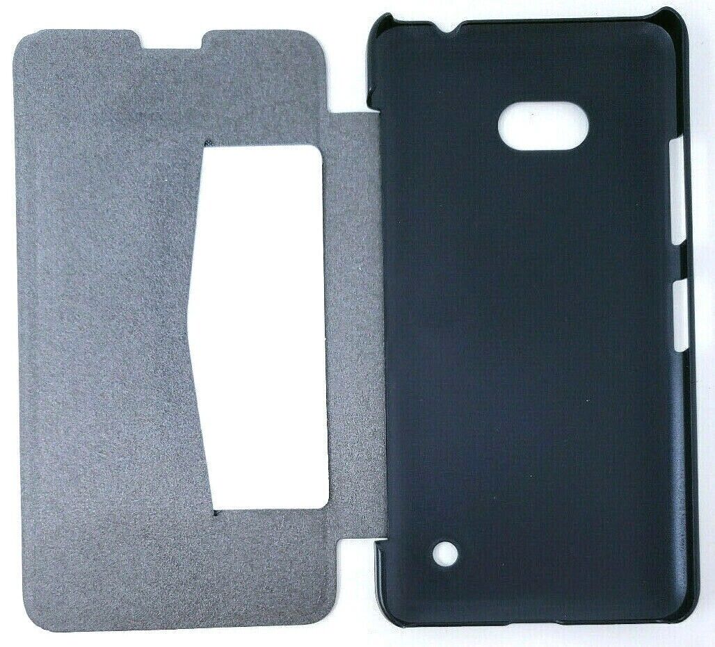 Black Xqisit Folio Case Rana Fits Nokia Lumia 640 Protective Book Cover