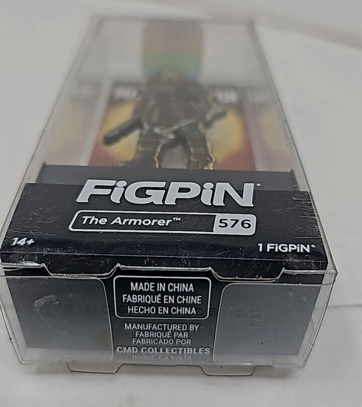 FiGPiN The Armorer 576 Star Wars The Mandalorian Museum Quality Acrylic Display