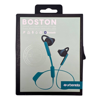 Urbanista Boston Wireless Sport Earbuds Neckband In Ear Headphones IPX5 Green