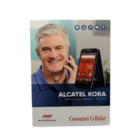 Alcatel Kora A576CC 8GB Smartphone 4G LTE Consumer Cellular 5 Inch HD display