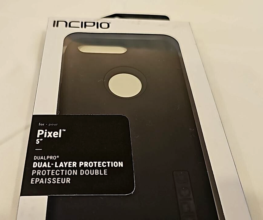 Incipio DualPro Protective Case Dual Layer Google Pixel 1 Gen Cover 5" Black