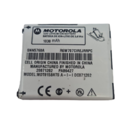 Battery SNN5760A Fits Motorola E816 E815 A860 A840 V710 Original Replacement