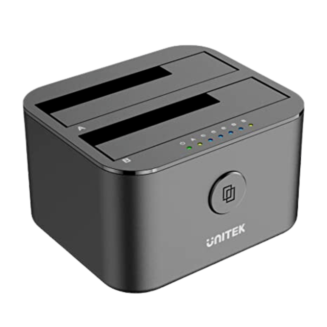 Unitek Type C USB 3.0 to SATA I II III Mini Dual Bay External HDD Dock Station