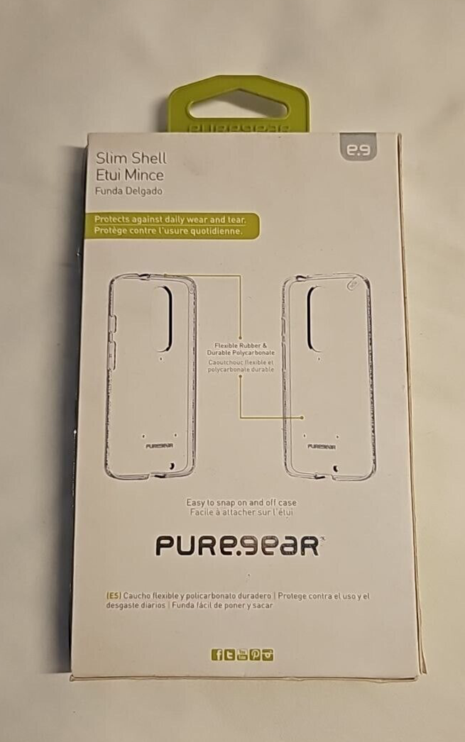 Puregear Slim Shell Clear Protective Case Motorola Droid Turbo 2 XT1585 Cover