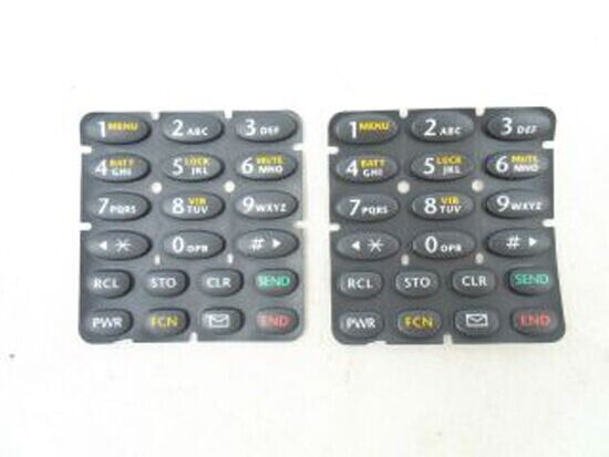 2X OEM Keypad Keyboard Dual Band Grey Fits Startac ST7868W ST7868 Timeport Tdma