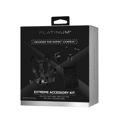 Platinum Wrist Strap Mount Pouch Extreme Accessory Kit for GoPro Action Cameras