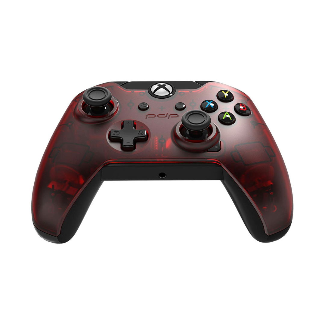 PDP Gaming Wired Controller Joystick Gamepad Xbox One Series PC USB Crimson Red