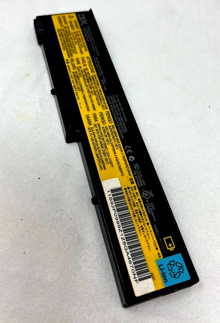 Original Laptop Battery IBM 92P0998 For Lenovo ThinkPad X40 X41 1800mAh 14.8V