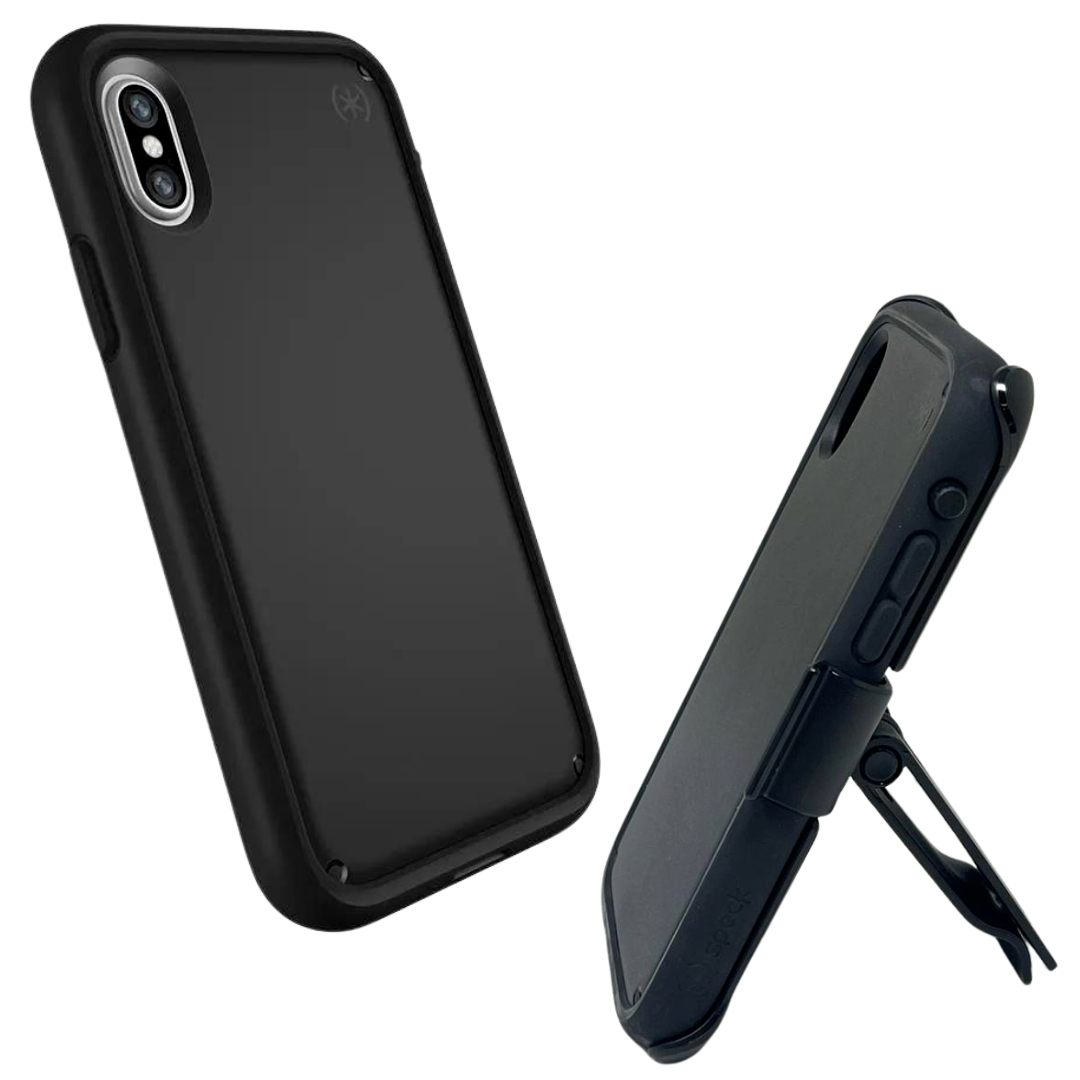 Speck Presidio Ultra Case for Apple iPhone X XS Black Clip Holster Kickstand