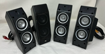 Set of 4 Front Satellite Computer Speakers Replacement For Logitech X-540 READ