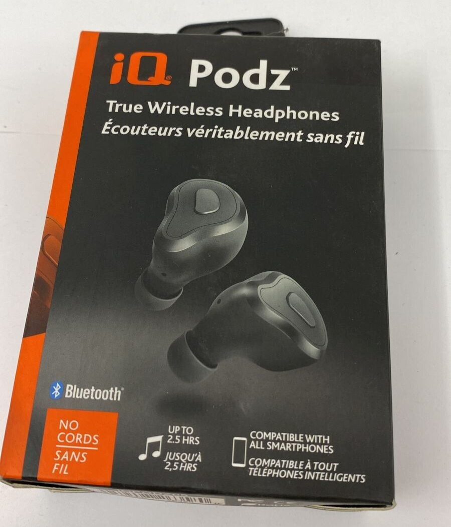 iQ Podz True Wireless Earbuds In Ear Headphones Bluetooth for All Smartphones