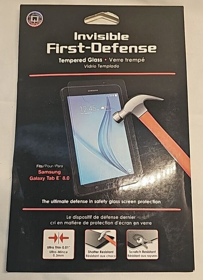 Qmadix Invisible First Defense Tempered Glass for Samsung Galaxy Tab E 8.0