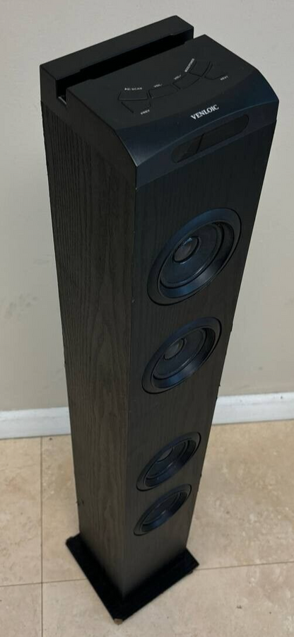 Venloic VLC-T1 Floor Standing Tower Speaker Bluetooth FM Home Stereo System