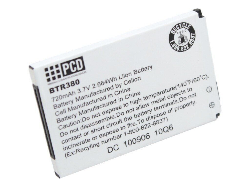 Battery PCD BTR380 3.7V 720mAh For PCD TE1299MX 3G Movistar Phone Original