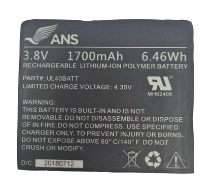 Battery UL40BATT For ANS UL40 1700mAh 3.8V Original Phone Virgin Mobile 6.46WH