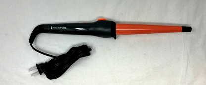 Remington Conical Slim Ceramic Hair Curling Iron Wand Infrared High Heat Orange