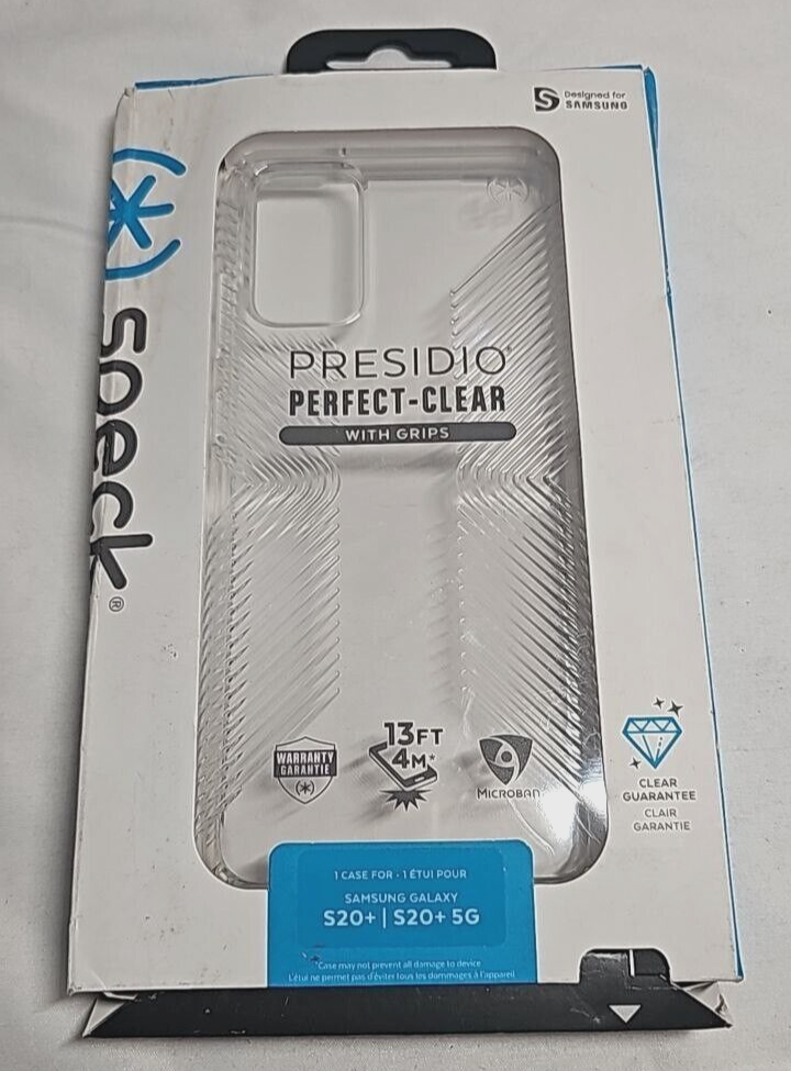 Speck Presidio Clear Case for Samsung Galaxy S20+ Plus 5G Cover SM-G986