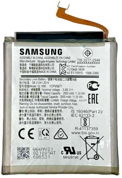 Battery for Samsung Galaxy A01 A015 QL1695F SM-A015T 2920 mAh OEM Replacement