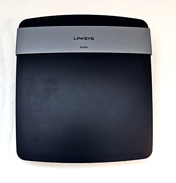 Linksys E2500 Wireless WiFi 5 Router Only Internet Dual Band Mesh AC1200 Black