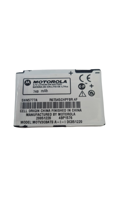 Battery SNN5777A Fits Motorola Razr V3 V3i V3c V3e BR50 Original 740mAh