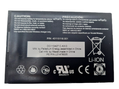 Battery For Novatel Jetpack MiFi 3352 4082 4G 4510 4510L 4620 4620L 1500mAh OEM