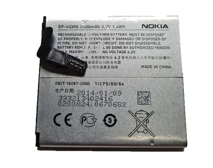 Original Battery BP-4GWA For Nokia Lumia 720T N720 625 625 H 720 620 Replace OEM