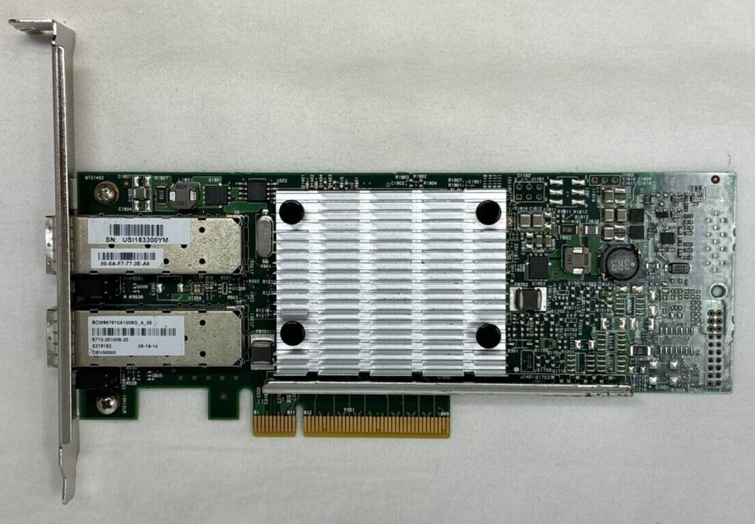 BroadCom BCM957810A1006G Network Card 2x 10GbE Port PCIe 5218152 Dual Port SFP