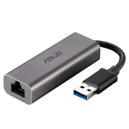 Asus USB Type A Ethernet Adapter Wired LAN Hyper Fast Networking 2.5 Gigabit