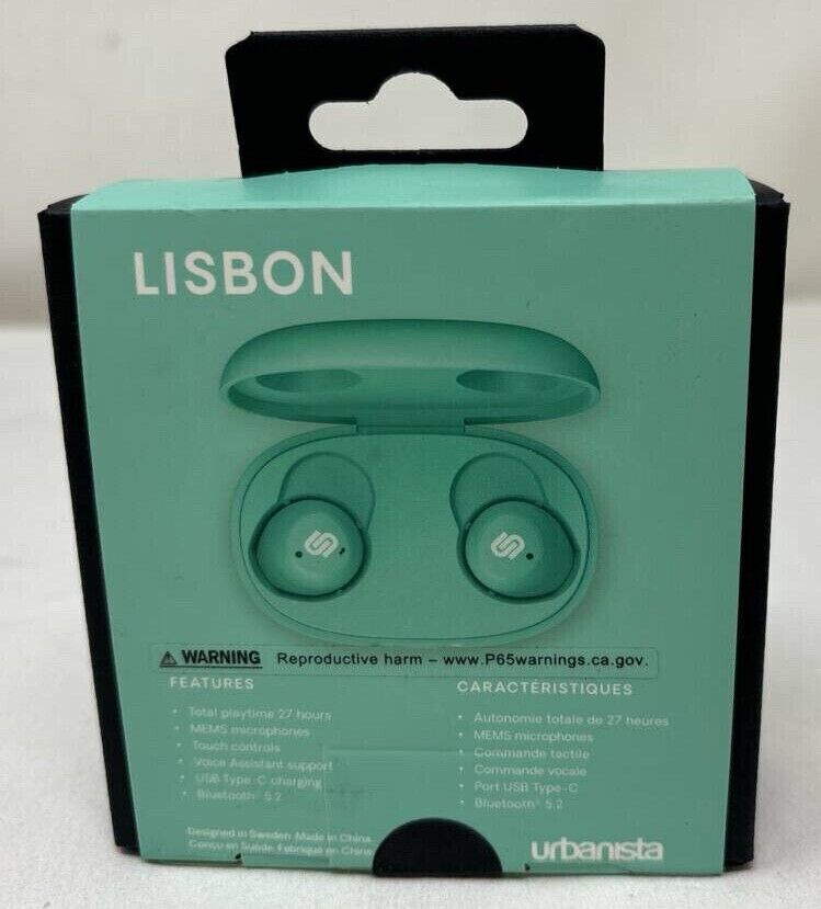 Urbanista Lisbon True Wireless Earbuds Bluetooth Small Earphones In Ear Portable