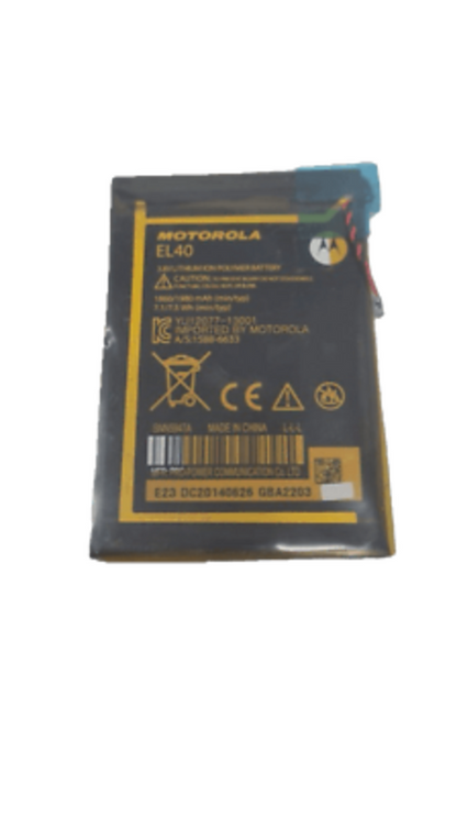 Battery EL40 Fits Motorola Moto E XT830C XT1021 XT1022 XT1025 Original 1980mAh