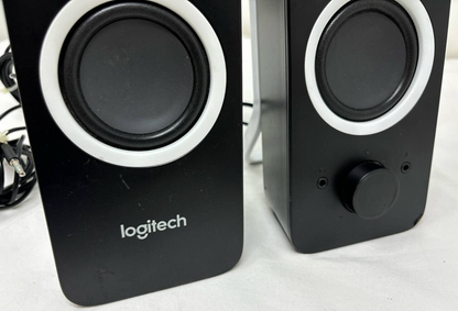 Logitech Z200 Stereo Dual Multimedia Speakers Desktop Laptop PC Volume Control