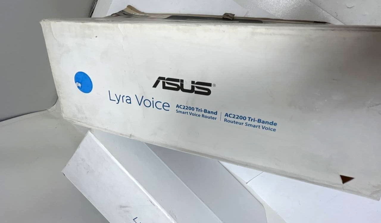 Asus Lyra Voice WiFi Router All in One Smart Speaker Home Mesh Tri Band AC2200