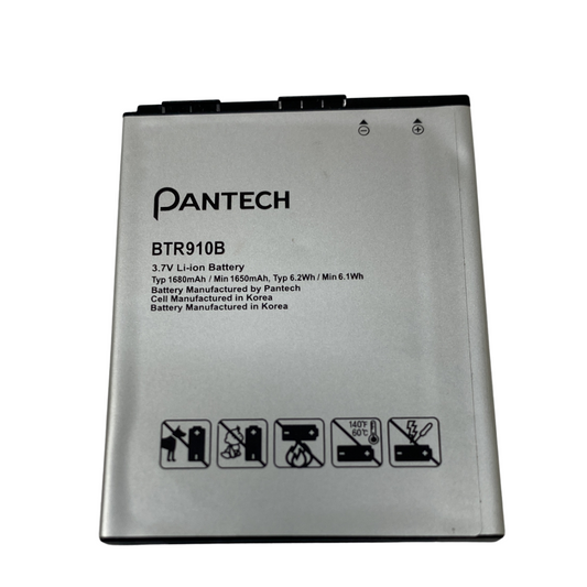 Battery BTR910B For Pantech ADR910LVW ADR910L Marauder Star Q BTR910B 1650mAh