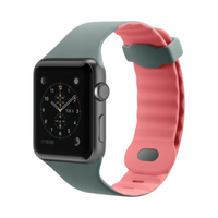 Belkin Silicone Sport Band 38mm for Apple Watch Sport Series 1 2 3 4 Pink & Gray