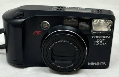 Minolta Freedom Zoom 135EX Digital Camera 35mm Point Shoot Automatic Film READ