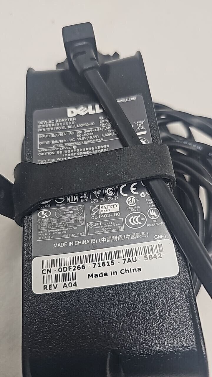 Dell 90W AC Adapter LA90PS0-00 for Inspiron 6000 Precision Latitude D400 E4300