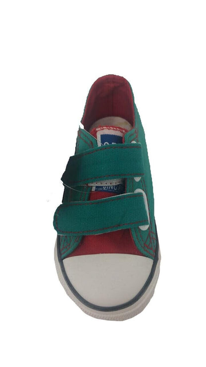 Canvas Sneakers Chuck Casual Shoes Green Red Shoes for Kids US 11 EU 28