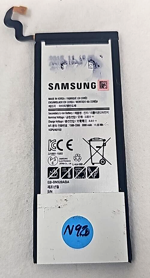 Original Battery EB-BN920ABA for Samsung Galaxy Note 5 3000mAh 4.4V SM-N920