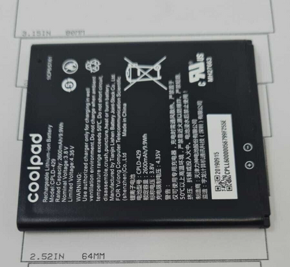 Battery CPLD-429 For Sprint CoolPad Surf Mifi Hotspot Replacement 2600mAh OEM