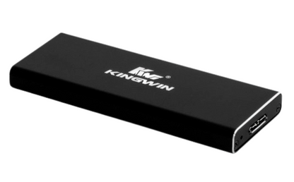 Kingwin KM-U3NGFF Super Speed USB 3.1 External Enclosure Adapter SSD Black