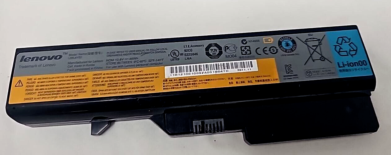 Original Battery L09L6Y02 for Lenovo IdeaPad B470A G475 Z575 10.8V 4400mAh